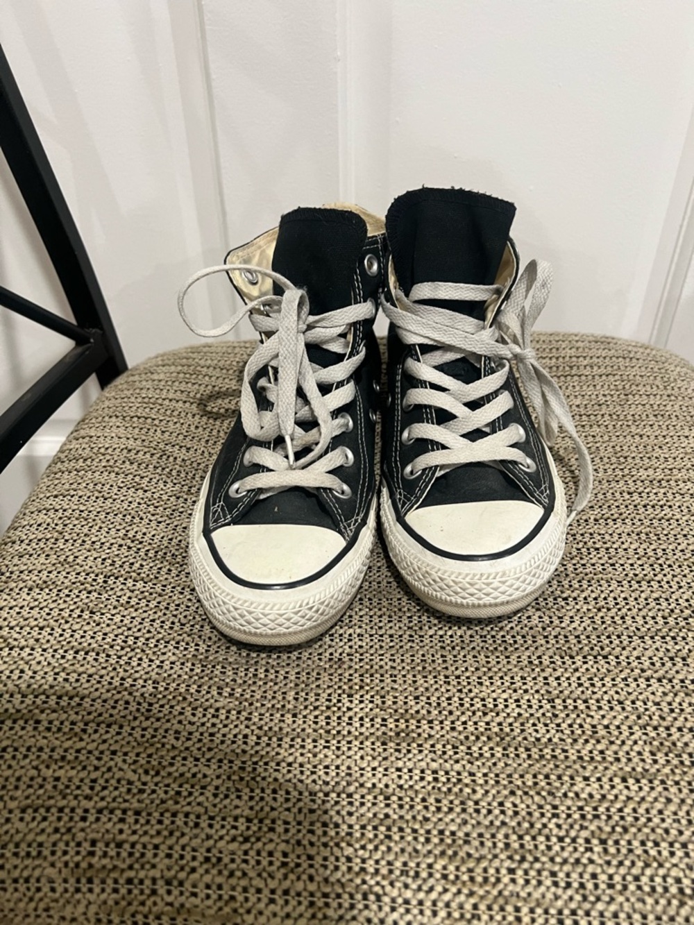 Converse Black & White High-Top Sneakers